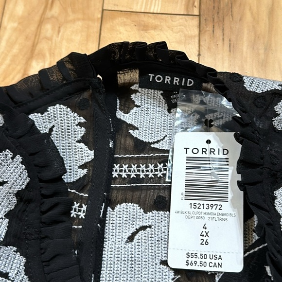BNWT Torrid Blouse - Picture 3 of 8